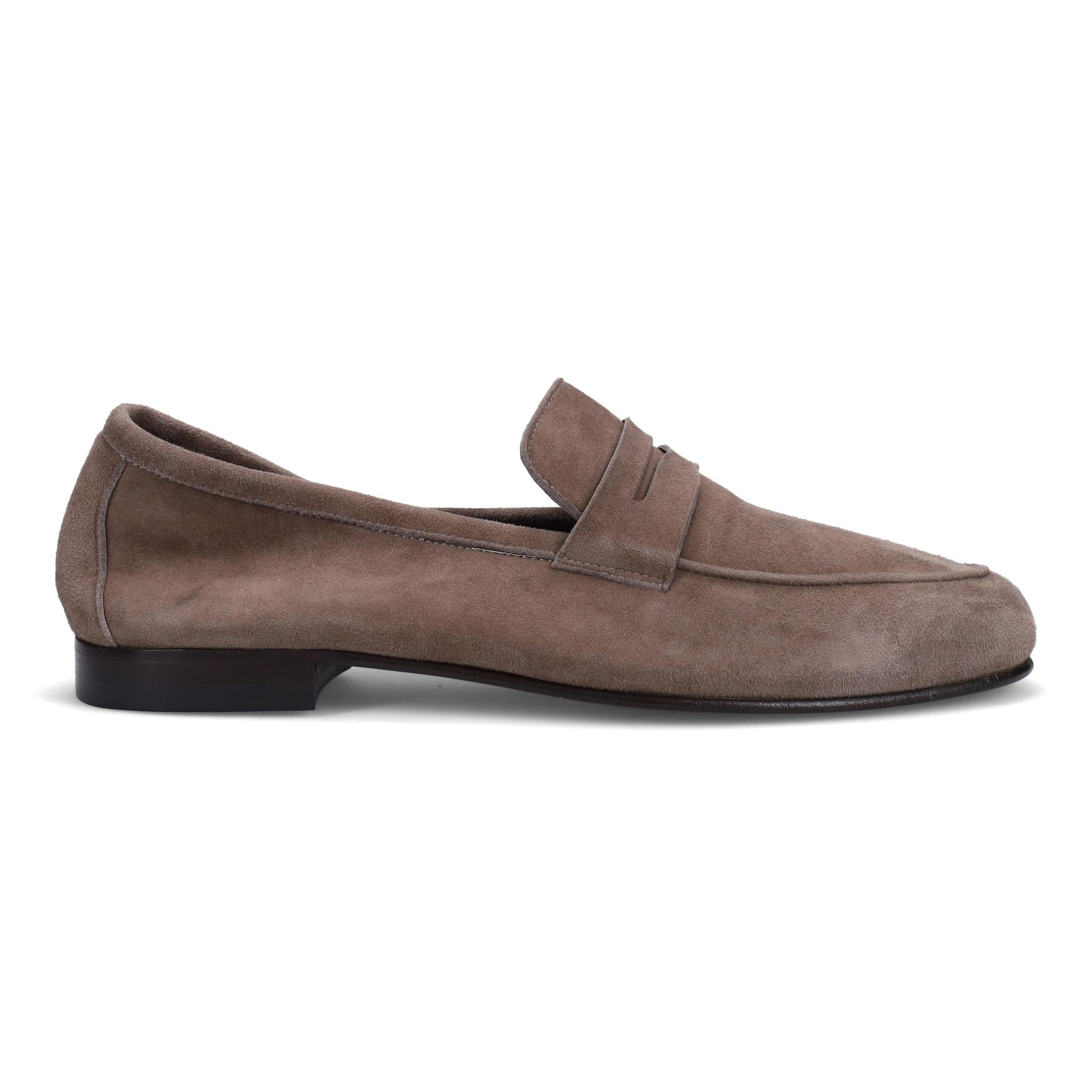 2024 Ron White Suede Brown Loafers