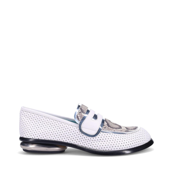 Odette by THIERRY RABOTIN White Snake Silver – Ron White Shoes